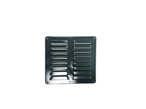 Grilles d'aeration aluminium vernis, L.20 x l.20 cm