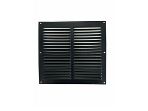 Grilles d'aeration aluminium vernis, L.20 x l.20 cm