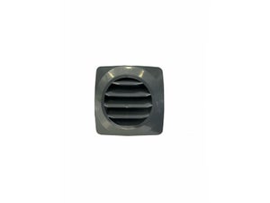 Grilles d'aeration abs verni, L.12.5 x l.12.5 cm Diam.10 cm