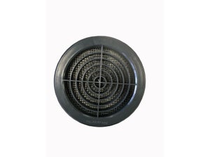 Grilles d'aeration abs verni, L.12.1 x l.12.1 cm Diam.10 cm