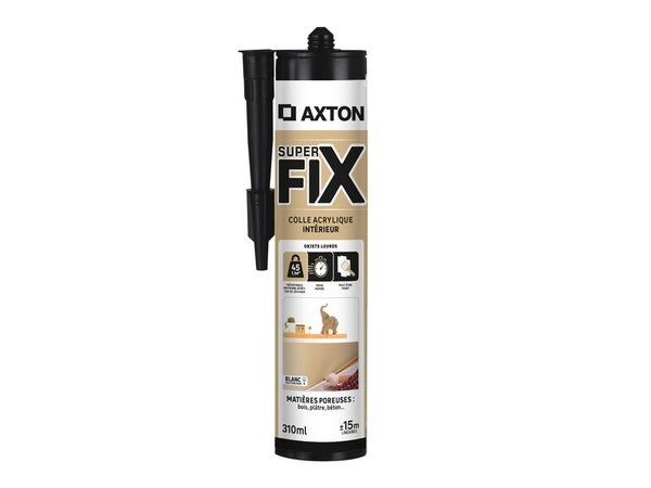 Colle de fixation acrylique, AXTON, 310ml