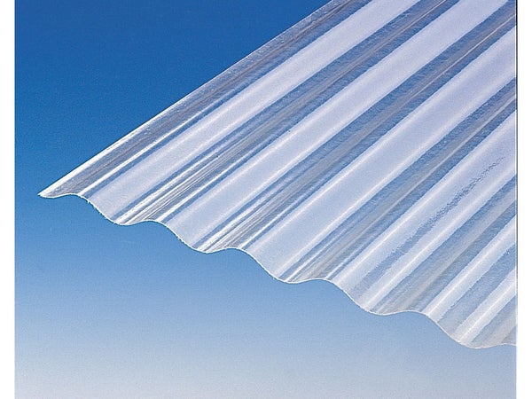 Plaque De Toiture Petite Onde Polyester Translucide L.0.9 X L.2.5 M Sedpa