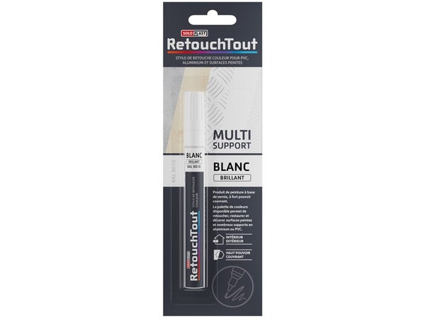 Feutre de retouche RETOUCHTOUT blanc brillant 10ml