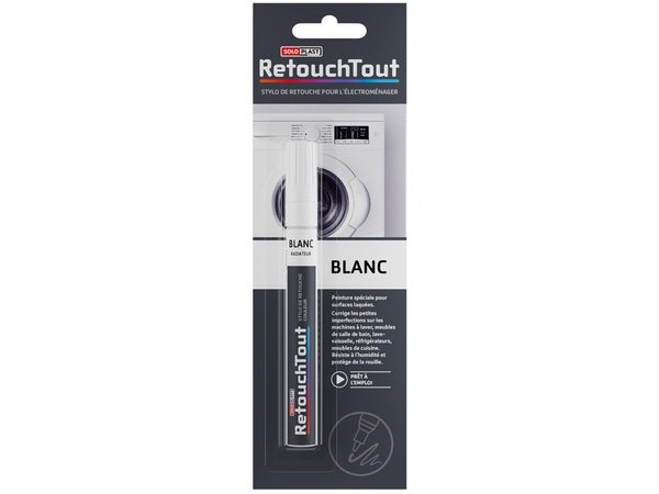 Feutre de retouche RETOUCHTOUT éléctroménager blanc 10ml