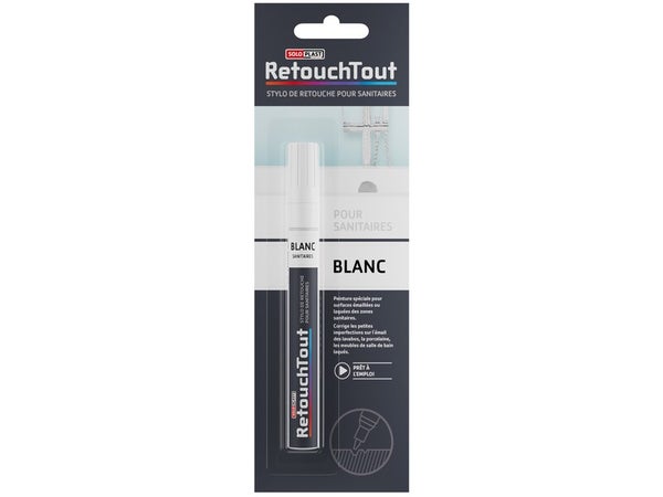 Feutre de retouche RETOUCHTOUT sanitaire blanc 10ml