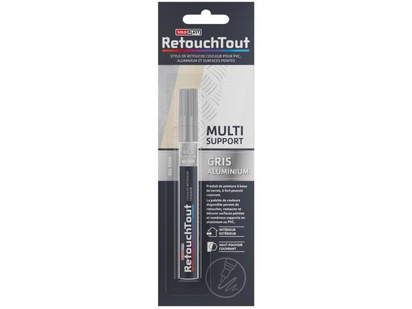 Feutre de retouche RETOUCHTOUT gris aluminium 10ml