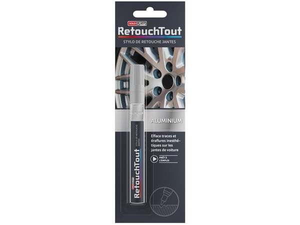 Feutre de retouche RETOUCHTOUT jantes gris aluminium 10ml