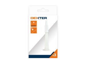 Lot de 3 canules cartoucheouche mastic/colle interieur/exterieur DEXTER