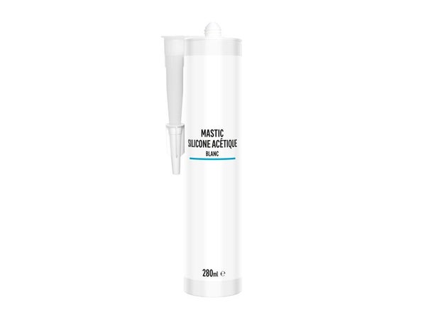 Mastic cuisine et bain 280ml, blanc