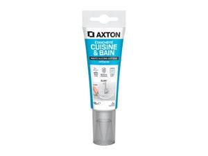 Mastic silicone cuisine/bain blanc AXTON tube 60 ml