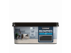 Peinture mur, boiserie, radiateur noir mat LUXENS 2.5l