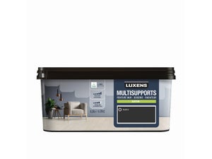 Peinture mur, boiserie, radiateur noir satin LUXENS 2.5l