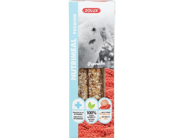 Friandise perruche stick nutrimeal3 millet rouge 110gr