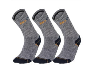 Lot de 3 paires de chaussettes hautes 43-46 DEXTER gris