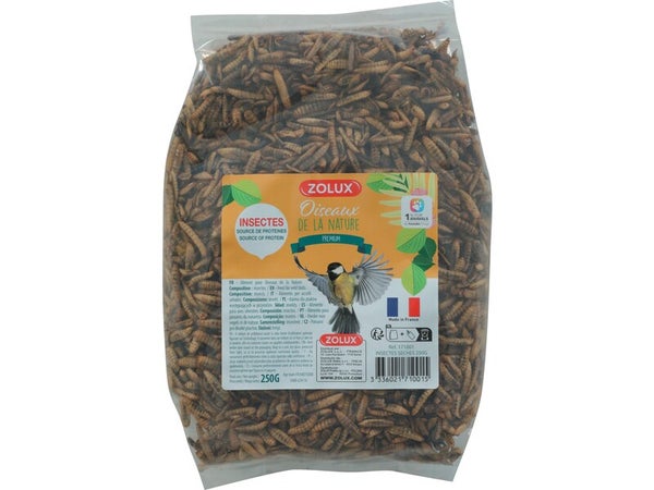 Mélange oiseaux jardin insectes ZOLUX 250g