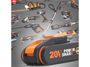 Batterie WORX, 20 V, 4 Ah Wa3644.2.j lithium-ion