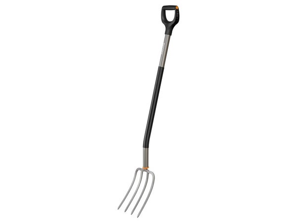 Bêche aératrice acier trempé FISKARS manche acier L.104 cm