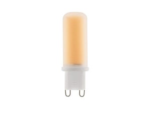 Ampoule led bulbe G9 verre 4,2W=40W 470 LM dépolie 2700K LEXMAN