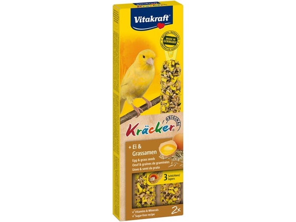 Aliments pour canaris kracker œuf graines de graminée VITAKRAFT