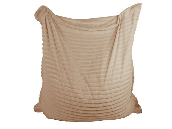 Maxi coussin velours 110 x 130 cm camel