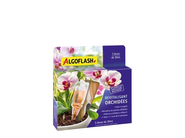 Engrais orchidée 5 monodoses 30ml ALGOFLASH
