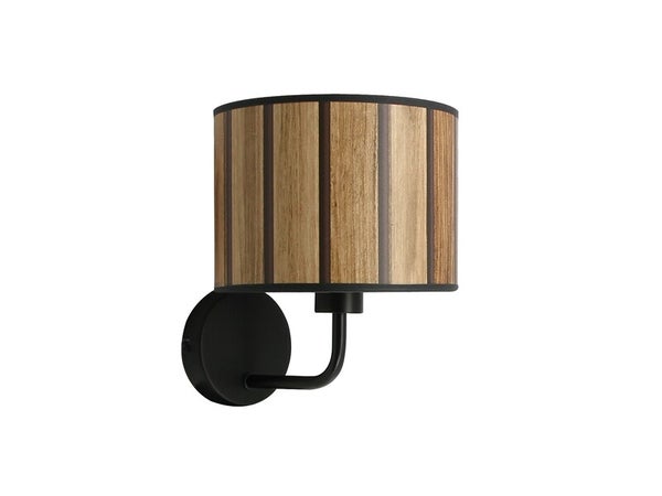 Applique tasso e14 d19 noir brun métropolight