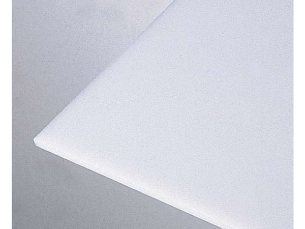 Plaque polyéthylène blanc Lisse L.200 x 100 cm x Ep 2.5 mm