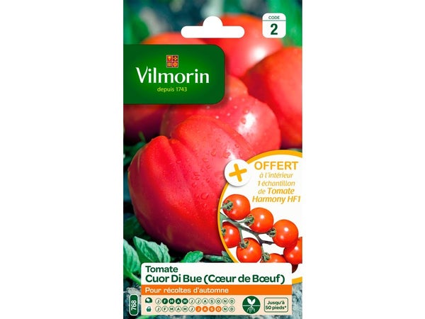 Tomate coeur de boeuf VILMORIN 1.5 g