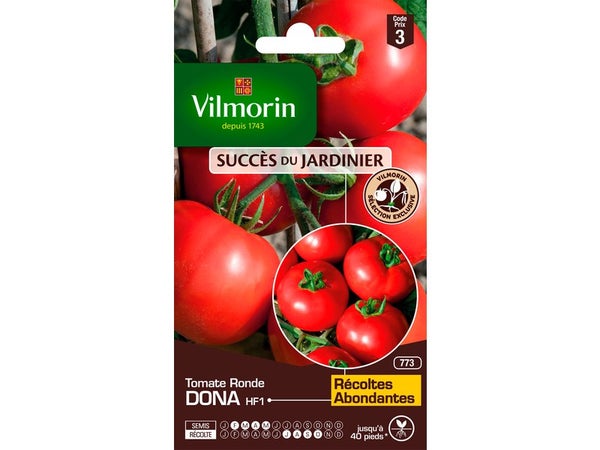 Tomate dona, hybride f1 VILMORIN 0.3 g