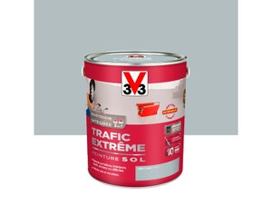 Peinture sol Trafic extrême V33, RAL 248, gris clair satiné, 2.5 l