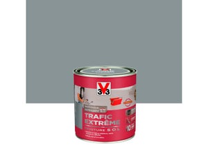 Peinture sol Trafic extrême V33, RAL 266, gris foncé satiné, 0.5 l