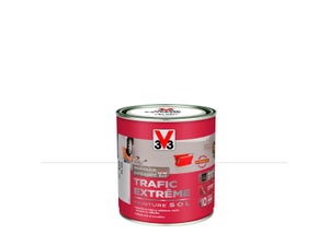 Peinture sol Trafic extrême V33, RAL 9016, blanc satiné, 0.5 l