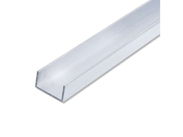 U Rectangulaire Aluminium Brut, L.2.5 M X L.1.95 Cm X H.1.15 Cm