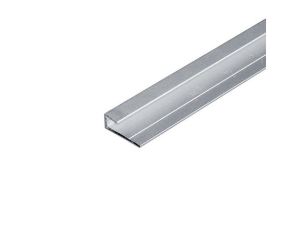 Cimaise Aluminium Lisse Époxy Blanc L.2.5 X L.100 Cm Ep.1.3 Mm