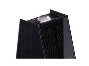 Applique extérieur solaire Balboa 300lm 3000k ip54 noir INSPIRE