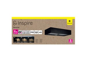 Applique extérieur solaire peniche détection 1200lm 4000k IP54 INSPIRE