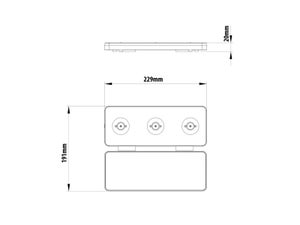 Base de charge solaire et charge USB pour 3 boules mini-Caspe, INSPIRE