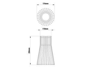 Lampe de table solaire, 300 lumens blanc chaud, Okinawa INSPIRE