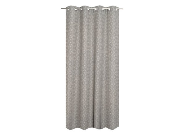 Rideau tamisant, Elyone gris l.140 x H.240 cm