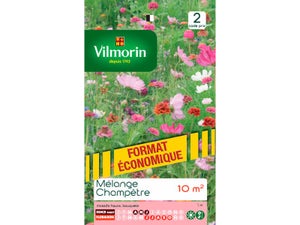 Prairie Fleurie Mélange Champêtre Vilmorin 10 M²