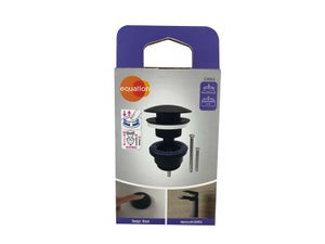 Bonde clic-clac lavabo, diam.42 mm, EQUATION, noir