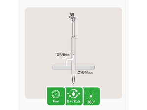 Micro-irrigateur 77 l/h GEOLIA Geo9500