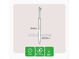 Lot de 3 micro-irrigation microdiffuseur GEOLIA