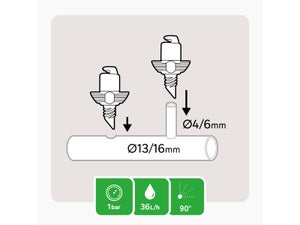 lot de 10 microdiffuseurs pour micro-irrigation GEOLIA