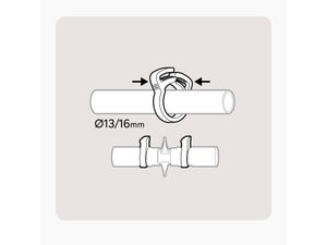 Lot de 10 raccords droit pour arrosage GEOLIA Geo9096-10