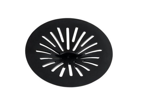 Filtre universel en silicone éco-responsable noir, Ø 110mm