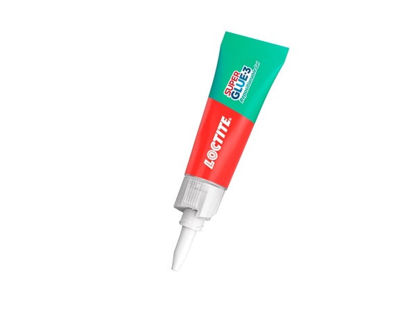 Colle de reparation loctite superglue-3 gel repositionable tube 3g x2