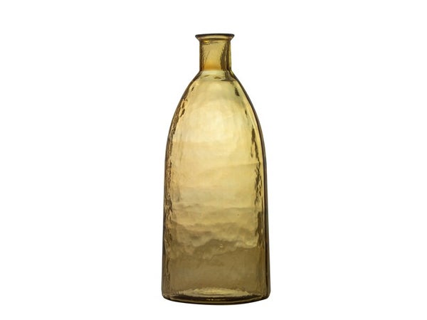 Vase Dame Jeanne verre Cocoa, safran l.25.5 x H.61 cm