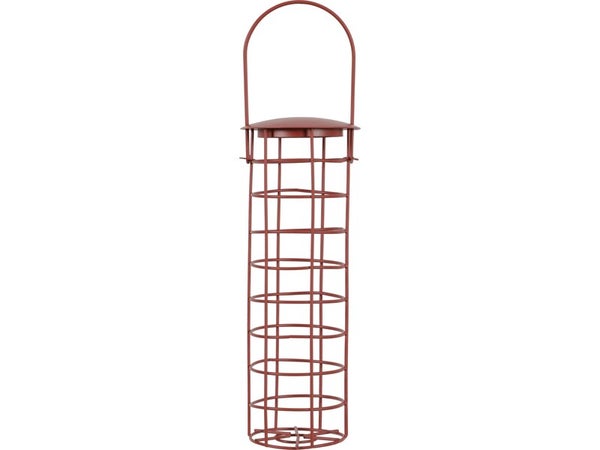 Support boule de graisse tube toit 9x9x39cm terracotta ZOLUX