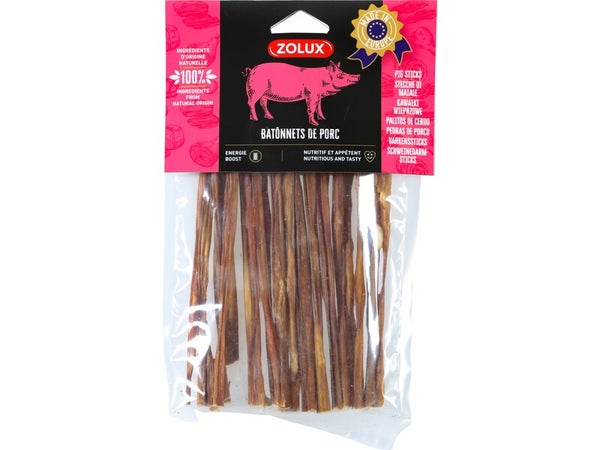 Friandise chien batonnet porc 100g